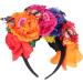 Lurrose Halloween Flower Headband - Day of the Dead Crown & Butterfly Hair Band for Women | Perfect Cosplay & Party Headdress - Buy Online on GoSupps.com