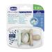 Chicco Physioforma Luxe Silicone Pacifier 6-16m - Gray-Blue 2 Pack | Soft Gentle & Supports Healthy Development - Buy Online on GoSupps.com