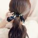 Bow Scrunchies Hair Accessories Set - 18 Pcs Chiffon & Silk Scrunchies with Bow Scarf, Solid Stripe Flower Colors, Ponytail Holder, Rabbit Bunny Ear BowKnot - Hair Ties Ropes - Buy Online on GoSupps.com