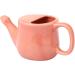 Ceramic Neti Pot Spill Proof | Peach Color | 250 ML Capacity | 5 Sachet Neti Salt included - Buy Online on GoSupps.com