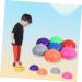 Durian Ball Foot Massage Balls for Plantar Fasciitis | Spiky Massage Tools for Leg Roller Fitness | 16x16x8cm Gray PVC Massage Accessories - Buy Online on GoSupps.com