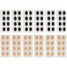 Gleavi 80 pair of eva sponge-nose pads glasses spare parts glasses accessories silicone make-up glasses face schnapps glasses sponges glasses nasal pads sponge glasses nasal pad raised glue