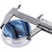 Buy Gradient Blue Denim Round Pill Box - 3 Compartment Portable Travel Organizer for Pills & Vitamins - Buy Online on GoSupps.com