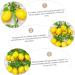 Abaodam 4 Bunches Imitation Lemon Skewers Toys Lemons Fruit Front Door Wreath Hanging Lemon Decor Model Girl - Buy Online on GoSupps.com