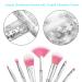 Premium Makeup Brush Set with Travel Bag | HyaiderTech Eyeliner & Blush Brushes - Buy Online on GoSupps.com