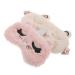 2pi ces Masque pour Yeux Bandeau de Sommeil Doux Lot de Masques Cr atifs Rose et Blanc pour Nuit