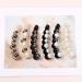 2pcs Rhinestone Pearl Banana Claw Ponytail Hair Clips - Stylish Hair Accessories for Effortless Elegance - Buy Online on GoSupps.com
