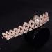 Rose Gold Rhinestone Crystal Tiara Crown for Women - Ideal for Birthday, Pageant, Wedding, or Prom - Buy Online on GoSupps.com