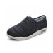 Yytcsjz Women's Diabetic Shoes with Adjustable Clusure Strape Lightweight Wide Width Adjustable Edema Sneakers for Swollen Feet (Color : Dark Gray Size : 12)