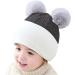 Crazy Bean Kids 3-in-1 Winter Hat and Scarf Set - Windproof Toddler Knitted Beanie (Black) - Buy Online on GoSupps.com