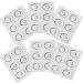 Ericotry 36 Pieces Self Adhesive Foot Corn Pads Oval Callus Gel Cushions Caps Remover Shoes Stick Foot Toe Protector Self Adhesive Back Heel Sticker (Clear)