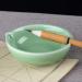 MULHUE Jade Green Porcelain Ink Dish for Calligraphy and Sumi-e Painting - Buy Online on GoSupps.com