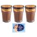 Nutkao Crema Cacao con Nocciole Lot de 3 crèmes à tartiner au cacao aux noisettes, crème italienne, pot de 330 g + 1 sachet de talc Felce Azzurra gratuit 100 g