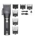 Hair Clippers for Men Electric Barber Professional Barber Clipper Barber Supplies Cordless Men's Hair Clipper with LED Display USB Charging (Color : Black)