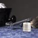 Premium Chrome Long Handle Butterfly Safety Razor Kit for Men Double Edge Shaver with Leather Case & Stand | International Shipping Available - Buy Online on GoSupps.com