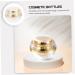 POPETPOP Cream Bottle 5g Cosmetic Jars Cosmetic Water Bottle Body Cream Jars Empty Lotion Jars Black Empty Face Cream Containers Travel Acrylic Bottle Body Multifunction Storage Bottle 7.1X6X6CM Golden - Buy Online on GoSupps.com