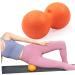 Solustrie 3 STK Peanut Massage Balls - Double Lacrosse Device for Mobility & Yoga - Ice Hockey Sportball - Buy Online on GoSupps.com