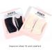 Men Women Heel Grips Liner: Microsuede Pads for Improved Shoe Fit & Comfort - Reduce Heel Pain (Black & Off White) - Buy Online on GoSupps.com