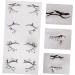 Healeved 4 Pairs Halloween Eyeliner Stickers Red Eyeshadow Stickers Girl Stickers Face Decals Pvc Black - Buy Online on GoSupps.com