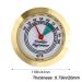 Cigar Hygrometer 43mm Mini Round Metal Hygrometer Cigar Tobacco Humidity Gauge Applicable Cigar Humidor Case Accessory - Buy Online on GoSupps.com