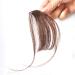 Hair Clip in Bangs Wispy Human Hair Bangs Hairpieces for Women Fringe Neat Faker Bangs with Temples Hairpieces for Party and Daily Wear(Wispy Bangs Dark Brown) Wispy Bangs Dark Brown - Buy Online on GoSupps.com