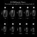 Noverlife 1200PCS Clear & Natural Round Acrylic Fake Nails - 10 Sizes Full Cover Short Oval False Nails for Nail Salon DIY Nail Design - Buy Online on GoSupps.com