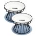 Dorakitten 2Pcs Cat Bowl Ceramic Raised Cat Food Bowl Elevated Pet Bowl Anti Vomiting Cat Feeding Bowl Non Slip Cat Dish Protect Pet's Spine Make Cats Feel Comfortable Dishwasher Safe
