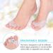 BOROCO Gel Toe Spreader for Hammer Toe Relief | Bale Correction & Cushion Support | Adjustable Flat Iron for Large Toes - Buy Online on GoSupps.com
