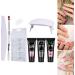 Nail Extention Gel Kit 3 Colors Nail Extension Gel UV Lamp False Nail Tips Style2 Nail Extension Set - Buy Online on GoSupps.com