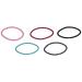 Scunci by Conair Effortless Beauty Large No-damage Pastel Elastics Hair Ties for Women and Men Elastic Hair Ties with Medium Hold Colors May Vary 30 Pack