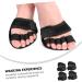 FOMIYES Five Finger Half Socks - Sweat-Absorbing Forefoot Pads Anti-Slip Palm Cushions - 2 Pairs - Black 12x10.5cm - International Shipping Available - Buy Online on GoSupps.com