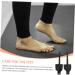 Hallux Valgus Sleeve & Toe Straighteners Set - Bunion Protector & Hammer Toe Straightener - Black 9x6.8cm - Buy Online on GoSupps.com