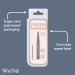 Welld Slant Tweezer - Precision Slant Tips for Efficient Shaping and Tweezing - 100% Stainless Steel - Ideal for Men and Women - Buy Online on GoSupps.com