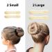 Hawwwy Blonde Magic Bun Maker Foam 4 Pack - Easy Hair Bun Shaper for Updos, Chignons, French Twists - Perfect Padding Accessory for Women, Girls, Ballet Performers - Buy Online on GoSupps.com