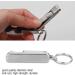 2 in 1 Small Nail Clipper with File and Chain Stainless Steel Toe Finger Nail Clippers Cutter for Handbag Or Travel for Manicures and Pedicures for Men Women Silver - Buy Online on GoSupps.com