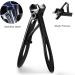 Ronlok 2X Nail Clipper Set Thick Toenail& Fingernail Cutter with Wide Jaw Opening Stainless Steel Nail File for Men&Women Black - Buy Online on GoSupps.com