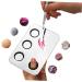 3pcs Nail Art Palette Set - Manicure Tools with Spatula | Metal Nail Polish Trays for Professional Nail Painting - Buy Online on GoSupps.com