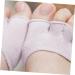 Childweet Invisible Half Socks for Men & Women | 4 Pair Cotton Toe-Topper Yoga Pads | Non-Slip Slippers | Ideal for Sandals | 10x7cm White - Buy Online on GoSupps.com