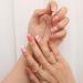 Bohend French Shiny Pink Square Press-On Nails - 24 Pcs Fake Nails for Women & Girls | Perfect for Parties & Events - Buy Online on GoSupps.com