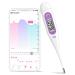 Femometer Body Temperature Thermometer Digital Basal Thermometer for Fertility Monitor Draw BBT Chart Pinpoint Ovulation Day Accurate & Easy to use Perfect Companion for Ovulation (Purple)