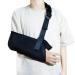 Farmigood Arm Sling for Shoulder Injury Arm Sling Shoulder Support Sling Adjustable Padded Arm Support for Adult Sling for Fixation Joint Dislocation Arm Support Post Operative and Arm Fractures Black (One size)