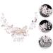 MAGICLULU Pearl Comb Hair Side Comb Bride Hairpin Comb Pearl Hair Pin Wedding Hair Accessories Wedding Hairpin Bridal Headdress Bride Headdress Comb Rhinestone Hairpins - Buy Online on GoSupps.com