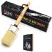 Brietis 2-inch Round Chalk and Wax Paint Brush - Soft Boar Bristles for DIY Furniture and Art Crafts - Water-Based and Reusable - Lightweight and Durable - Buy Online on GoSupps.com