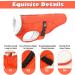 EMUST Waterproof Winter Dog Coat with Warm Fleece Lining | Orange | X-Large (S-3XL) - Buy Online on GoSupps.com