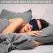 ZHUFUREN 3D Sleep Mask for Men Women - Light Blocking Concave Eye Cover - Purple - Buy Online on GoSupps.com