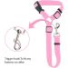 BisLinks Pet Car Seat Belt Safety Travel Harness - Adjustable Puppy Restraint Clip Lead in Pink - Buy Online on GoSupps.com