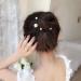 12 PCS Black Pearl Elastic Hair Bands Scrunchie Set for Women and Girls - Buy Online on GoSupps.com