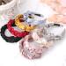 Women's Chiffon Pleated Headband Wide Hair Band Vintage Headband Hair Accessories Non-Slip Headbands Headwear Headbands for Women Girls Daily Wear Yellow - Buy Online on GoSupps.com