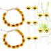 Angoily 4 Sets Hair Barrettes Hair Clip Tiara Sunflower Headband Headress Headgear Seaside Wreath Beach 1 count (Pack of 1) Yellowx2pcs - Buy Online on GoSupps.com