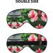 Hibiscus Flowers Print Double-Sided Eye Mask Soft and Light Blocking for Enhancing Sleep Quality - Buy Online on GoSupps.com